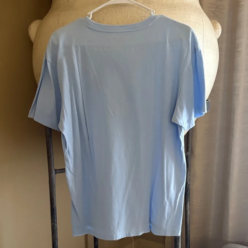 Polo by Ralph Lauren Light Blue Short Sleeve Tee with Orange Pony